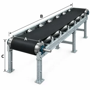 Modular Trough Roller Conveyors